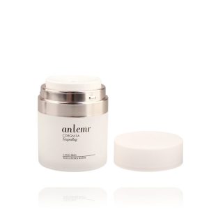 Skincare Airless Cream Jar with refillable cup